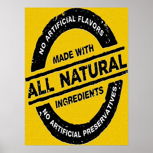 Jasen Sousa All Natural Poster (Vorne)