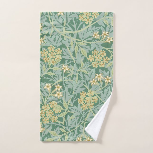 Jasmin par William Morris (Serviette à main)