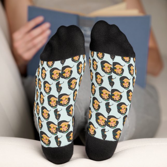 Jasmin-Socken Socken (Unterseite)