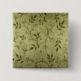 "Jasmin" Tapetenentwurf, 1872 Button