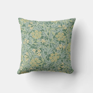 Jasmine berühmtes Muster von William Morris Kissen