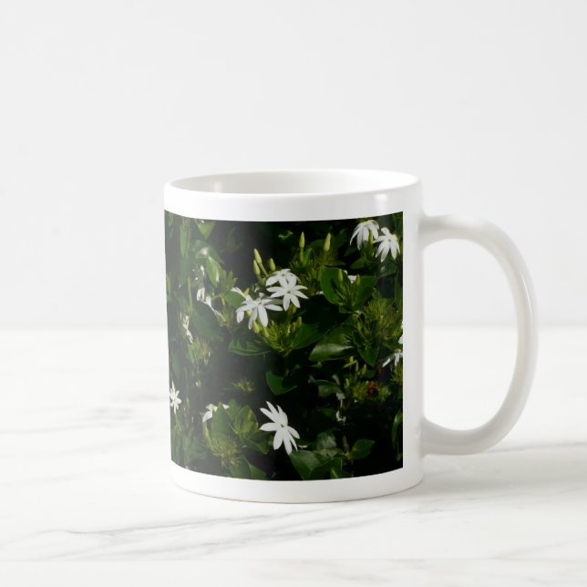 Jasmine Blume Tropical Floral Botanic Kaffeetasse (Rechts)