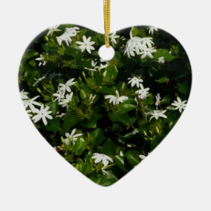 Jasmine Blume Tropical Floral Botanic Keramik Ornament