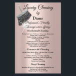Jasmine Cleaning Service House Behaltend Rose Silv Flyer<br><div class="desc">Als Reinigungsdienstleister ist es wichtig, Ihr Unternehmen zu fördern, um ein größeres Publikum zu erreichen und mehr Kunden anzuziehen. Eine der effektivsten Möglichkeiten dafür ist die Gestaltung einer Broschüre oder eines Flyers, die Ihre Dienstleistungen und Preise visuell ansprechend präsentiert. Eine gut durchdachte Broschüre hilft Ihrem Reinigungsunternehmen dabei, sich zu überzeugen...</div>