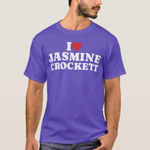 Jasmine Crockett Fanclub Ich liebe Jasmine Crocket T-Shirt