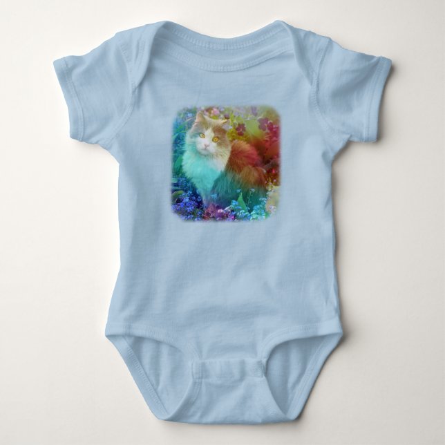 Jasmine das Kätzchen Baby Strampler (Vorderseite)
