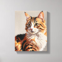 Jasmine die Leinwand der Katze