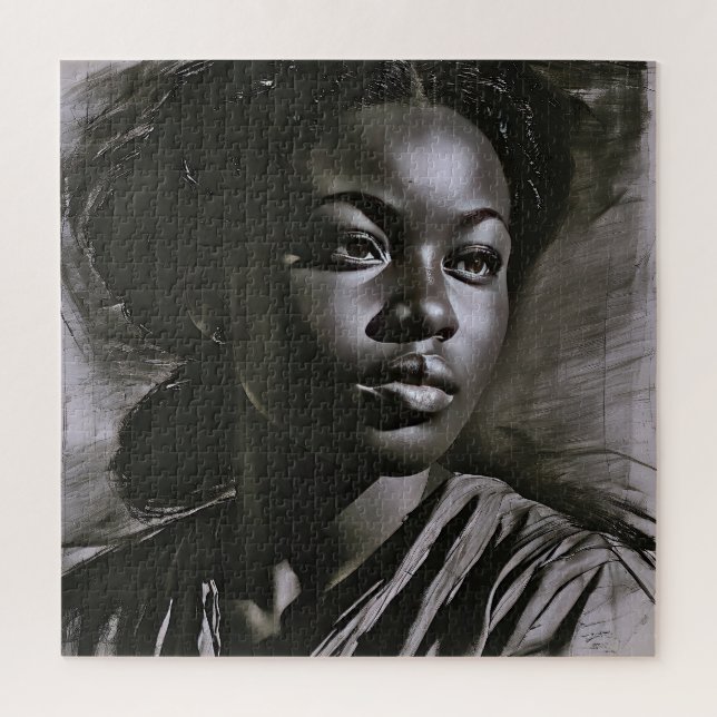 "Jasmine" Frauen in Kohle (Vertikal)