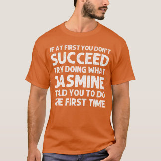 JASMINE Name Personalisierter Geburtstag Lustiges  T-Shirt