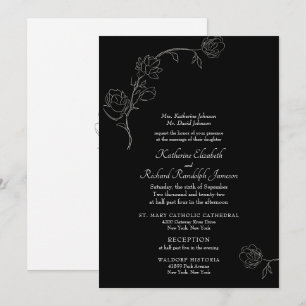 Jasmine Outline Faire-part de mariage officiel noi