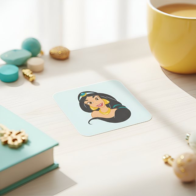 Jasmine Quadratischer Aufkleber (Von Creator hochgeladen)