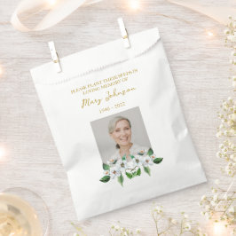 Jasmine Seed Packet Memorial Funeral Favor Bag Geschenktütchen