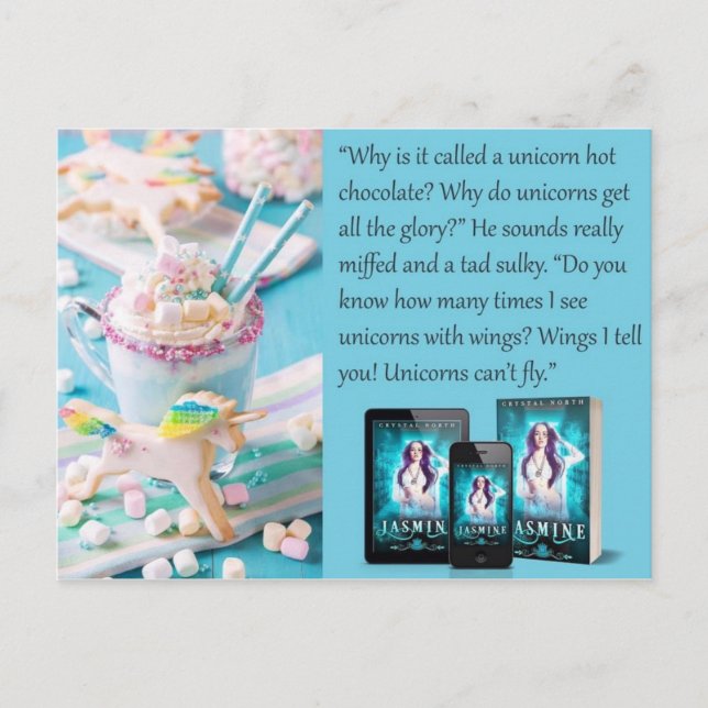 Jasmine Teaser Postcard 2 Postkarte (Vorderseite)