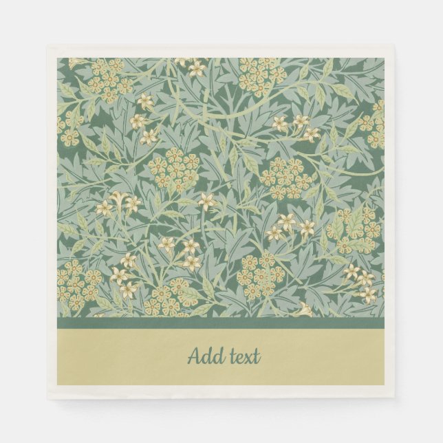 Jasmine TEMPLATE Serviette (Vorderseite)