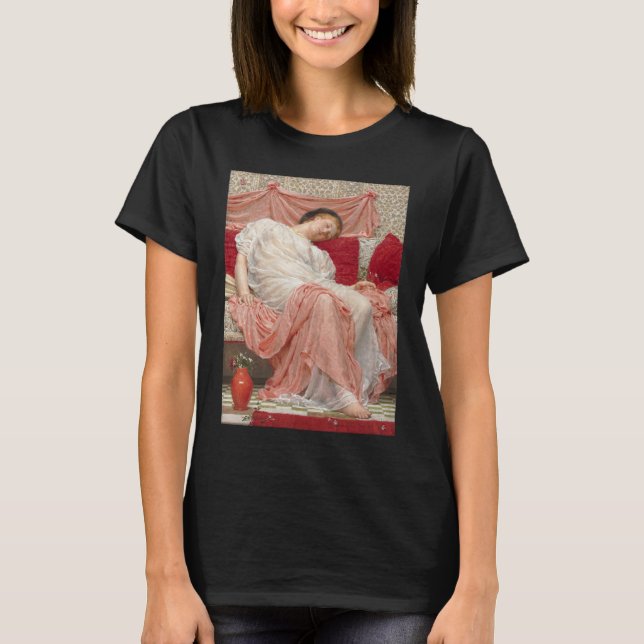 Jasmine von Albert Joseph Moore, Viktorianische Ku T-Shirt (Vorderseite)