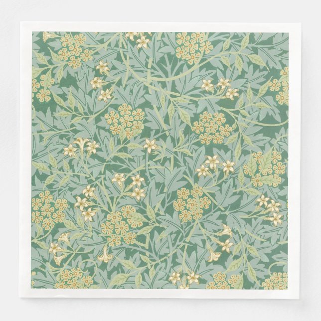 Jasmine von William Morris Serviette (Vorderseite)