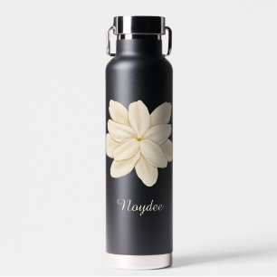 Jasmine Weiße Blume Eleganter Name Trinkflasche