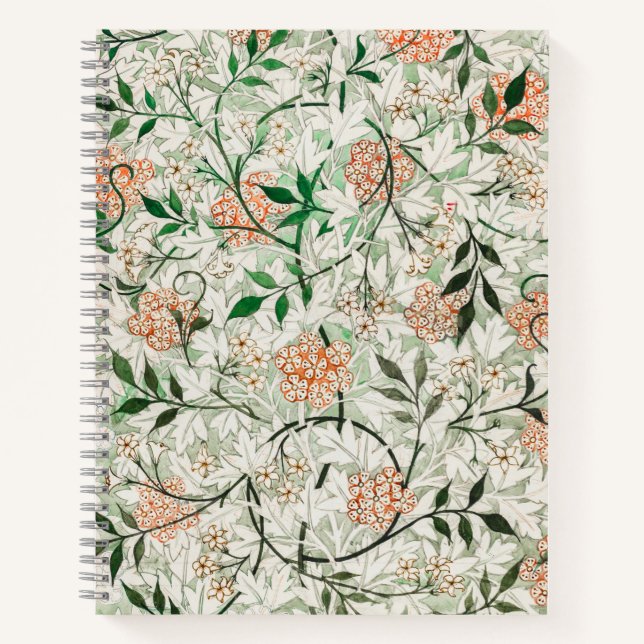 Jasmine - William Morris Notizbuch (Vorderseite)