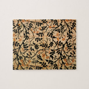 Jasminhintervorhangentwurf, 1868-70 (Druckfeldbett