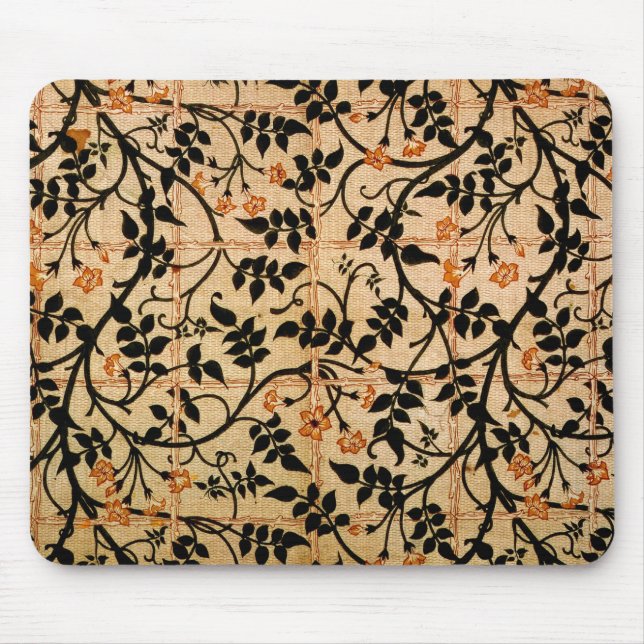 Jasminhintervorhangentwurf, 1868-70 (Druckfeldbett Mousepad (Vorne)