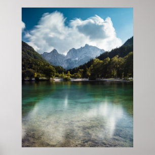 Jasna-See in Kranjska Gora, Slowenien Poster