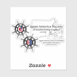 JASNE-JANAFA -Logo-Karte mit vollständiger Bezeich Aufkleber
