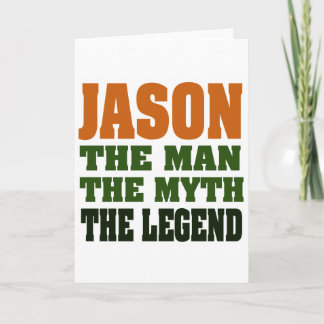 Jason - der Mann, der Mythos, die Legende! Karte