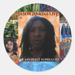 JASON JENKINS LIVE! RUNDER AUFKLEBER