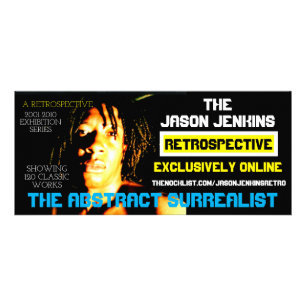 JASON JENKINS RETROSPEKTIVE WERBEKARTE