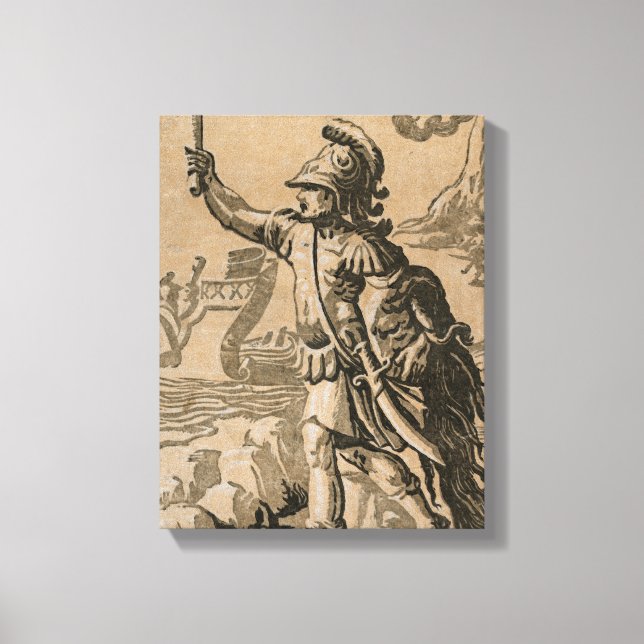 Jason kehrt mit der Goldenen Fleece zurück Leinwanddruck (Vorderseite)