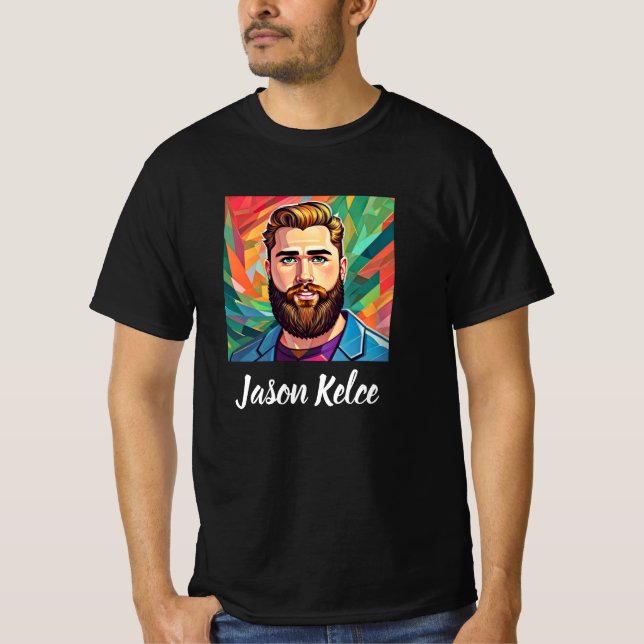 Jason Kelce Inspiriere auf und ab dem Feld T-Shirt (Vorderseite)