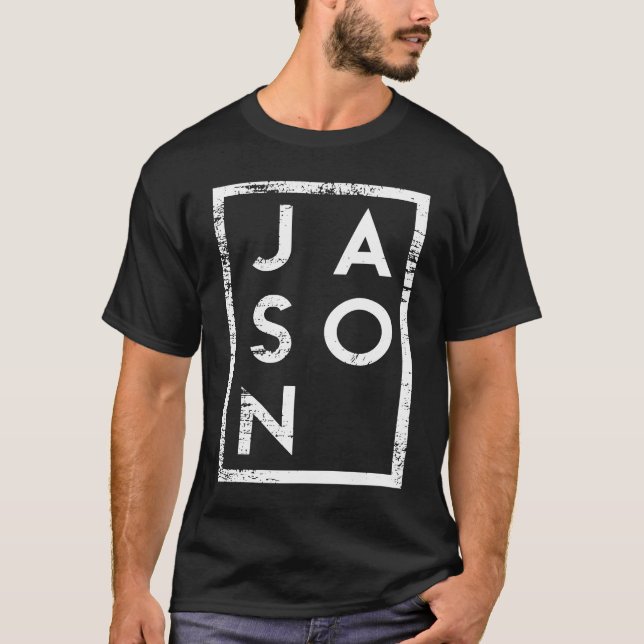Jason Minimalismus T-Shirt (Vorderseite)