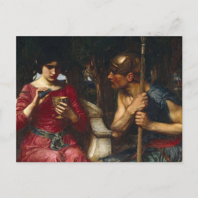 Jason und Medea Postkarte (Vorderseite)