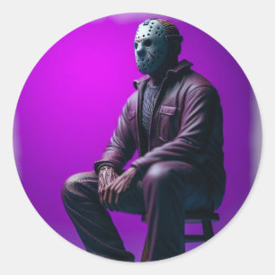 Jason Voorhees Runder Aufkleber