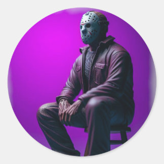 Jason Voorhees Runder Aufkleber