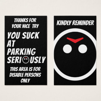 Jason vous avertit sérieusement de vous garer