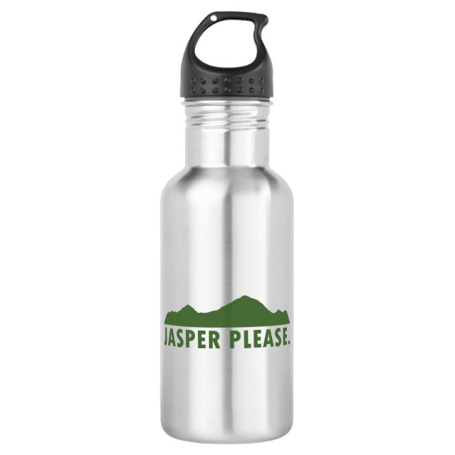 Jasper Bitte Edelstahlflasche (Vorderseite)