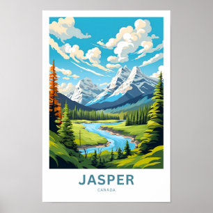 Jasper Canada Travel Print Poster