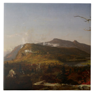 Jasper Francis Cropsey - Catskill Mountain House Fliese
