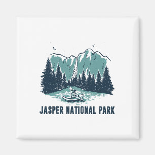 Jasper Mountain Alberta Kanada Jasper Nationalpark Magnet