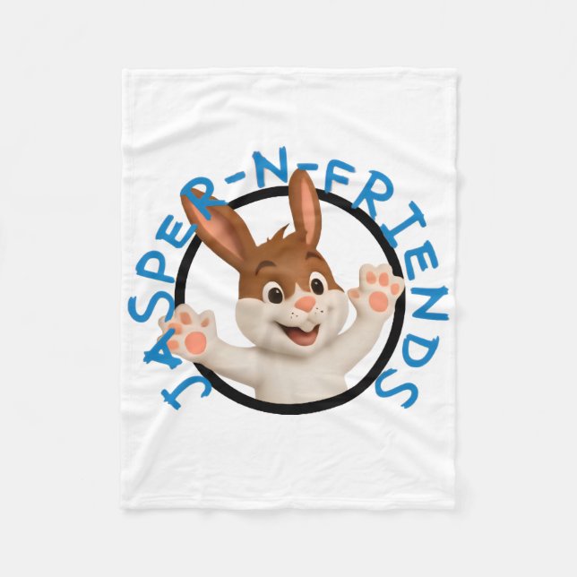 Jasper-n-friends-Decke Fleecedecke (Vorderseite)