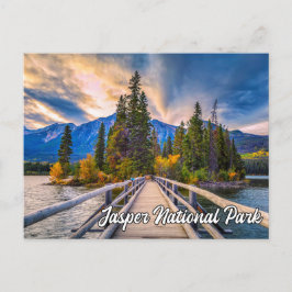 Jasper National Park, Alberta, Kanada Postkarte