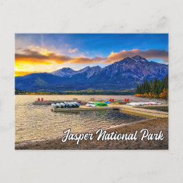 Jasper National Park, Alberta, Kanada Postkarte