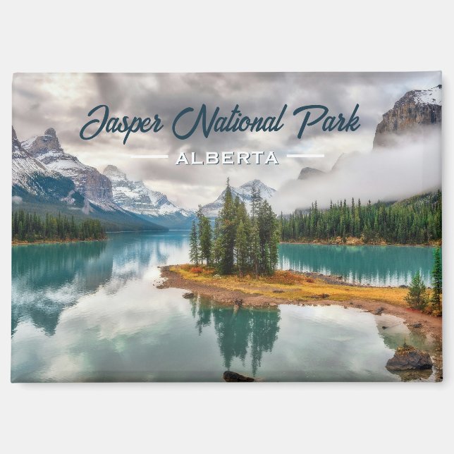 Jasper National Park Banff Canada Souvenir Magnet (Vorderseite)