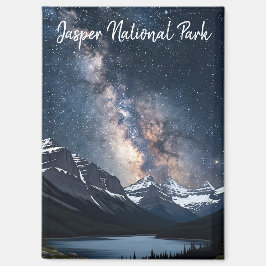 Jasper National Park Canada at Night Magnet