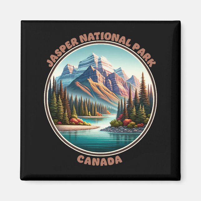Jasper National Park Canada Magnet (Vorne)