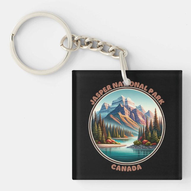 Jasper National Park Canada Schlüsselanhänger (Vorderseite)