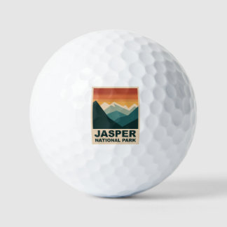 Jasper National Park Minimalist Outdoor Design Golfball