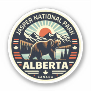 Jasper-Nationalpark Alberta Kanada Geschenke Aufkleber