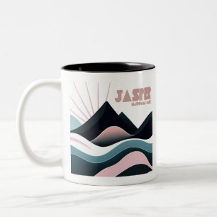 Jasper-Nationalpark Bunte Hügel Zweifarbige Tasse